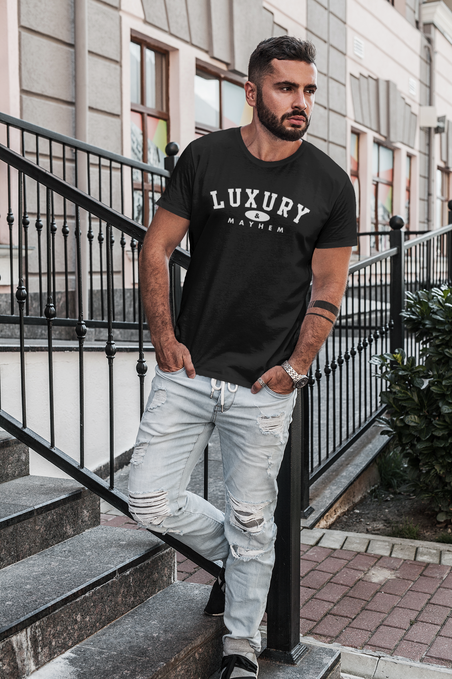 Luxury & Mayhem Ivy League Tee