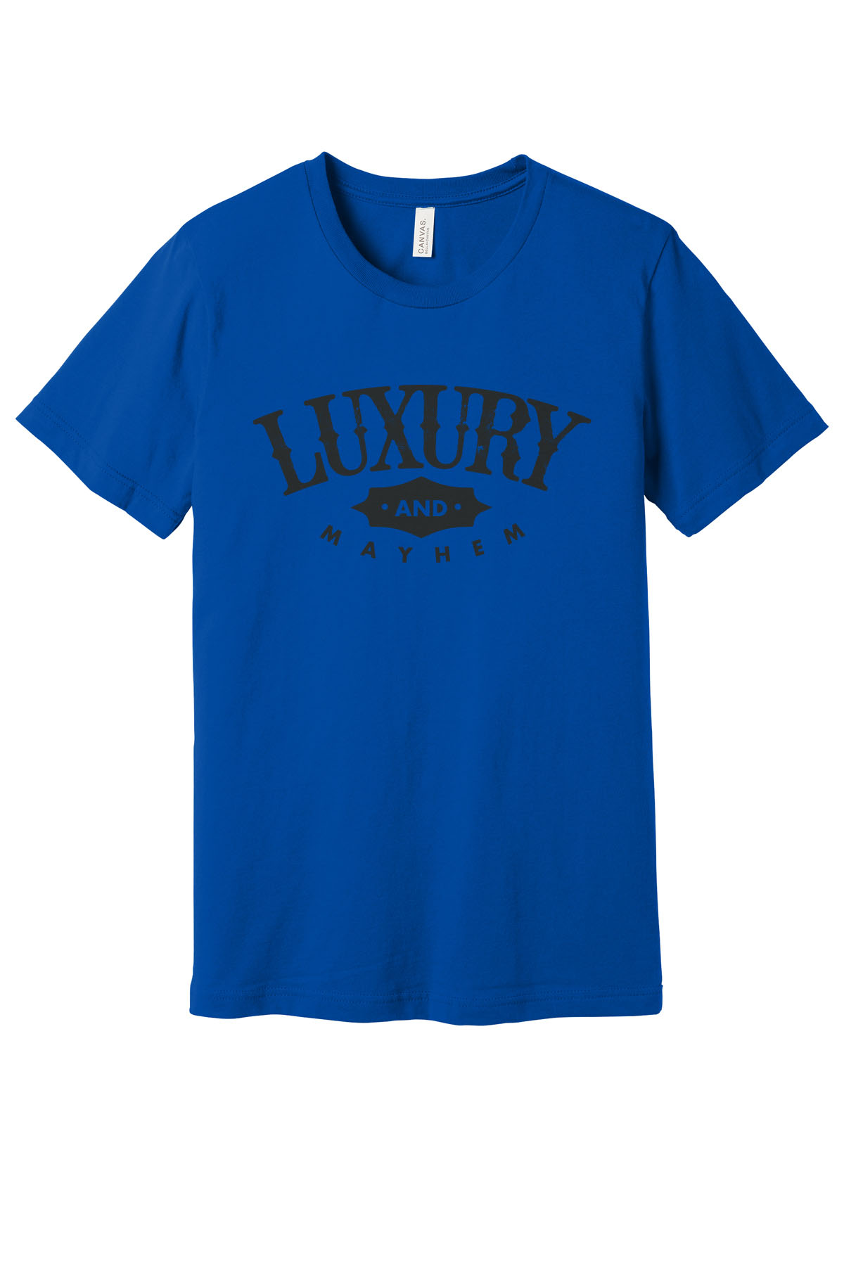 Blue w/ Black Lettering
