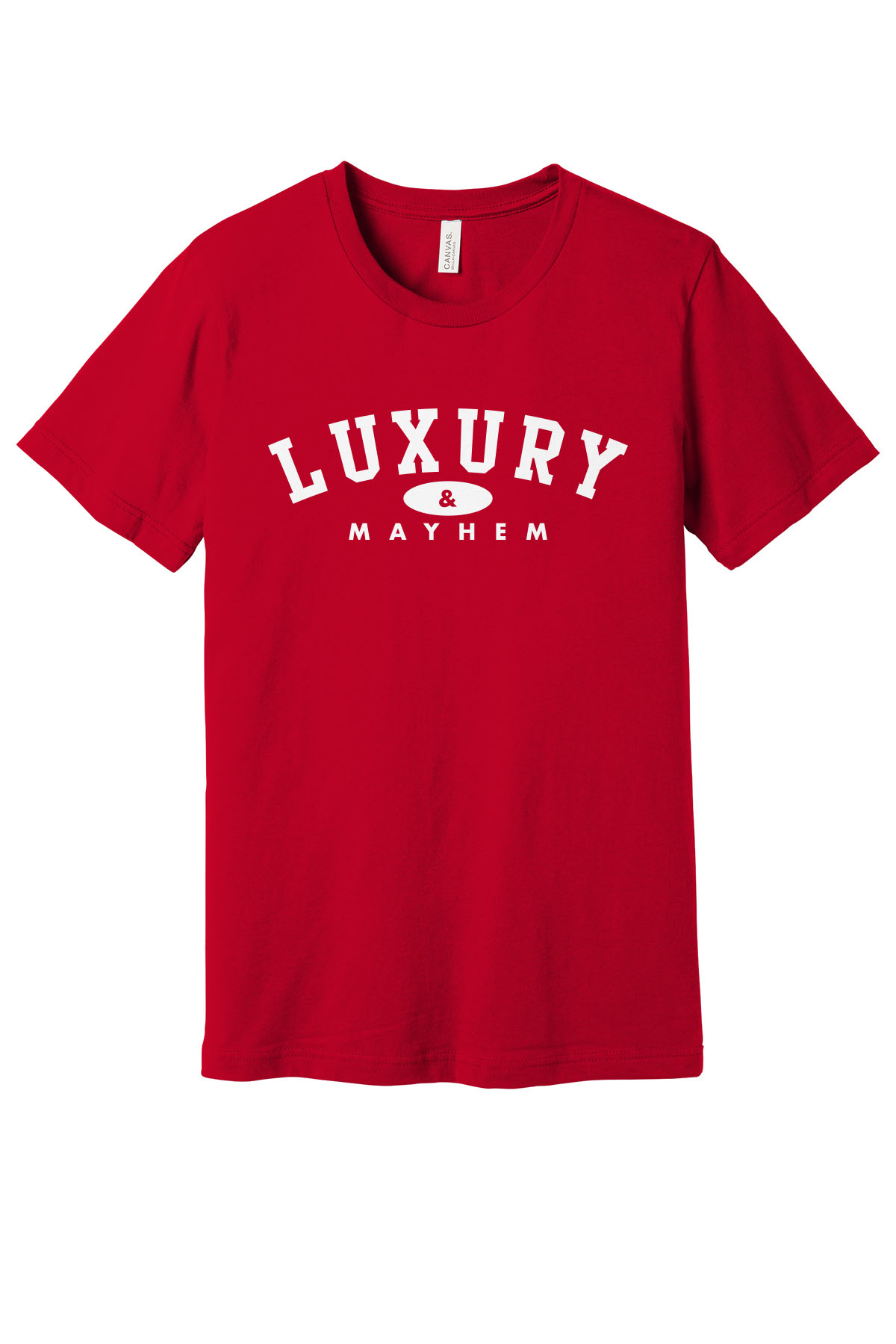 Red w/ White Lettering